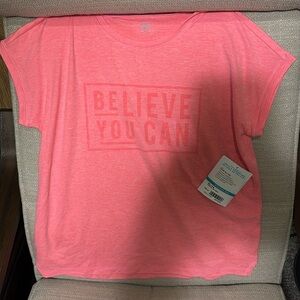 Athleta top, “I Believe You Can” NWT size 14/xl